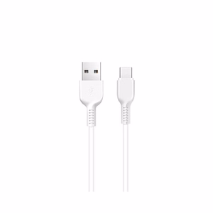 Kabelis USB A į USB C Hoco 2,4A 3 m X20 baltas