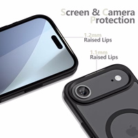 Tech-Protect MagMat Magnetinis dėklas telefonui iPhone 17 Air - matinė juoda
