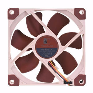Noctua NF-A9 FLX kompiuterio aušinimo sistema, korpuso ventiliatorius 9,2 cm smėlio, rudas