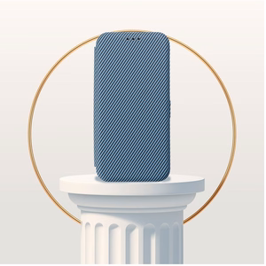 FOLIO Šoninis magnetinis knygos dėklas IPHONE 14 PRO MAX mėlynas