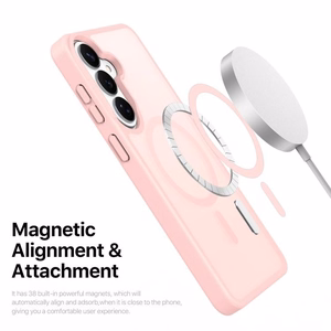 Чехол Dux Ducis Yind MagSafe для Samsung S947 S26 Plus розовый