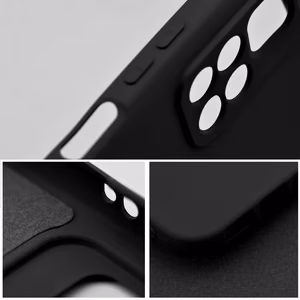 Dėklas, skirtas Motorola G57 / G57 Power Silicone (spalva: juoda)