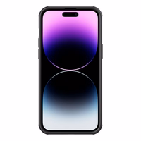 Nillkin CamShield S dėklas iPhone 14 Pro Max šarvuotas dangtelis kameros apsauga juodas