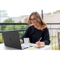 Tech-Protect SmartShell dėklas MacBook Air 13'' 2018-2020 - matinė juoda
