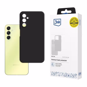 Samsung Galaxy A25 5G - 3mk matinis dėklas telefonui (m) - juodas
