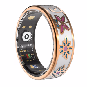 Forever Smartring Botanical SR-101 rožinis auksas dydis 8