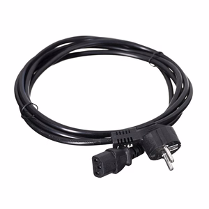 SAVIO CL-146 Schuko IEC C13, 3 M Juoda