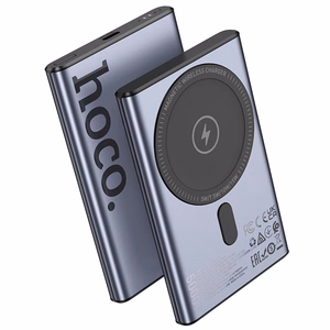 Išorinė baterija suderinama su MagSafe Hoco 5000 mAh QC PD 20W Q32 metalo pilka
