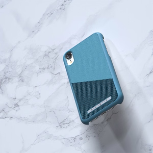 Nordic Elements Saeson Freja dėklas, skirtas iPhone XR, tamsiai melsvai žalias