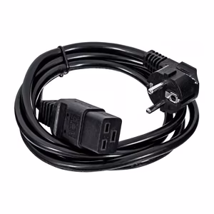 Gembird Type F/C19 1.8m Black Power plug type F C19 coupler