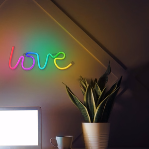 Neon LED RGB LOVE FLRN01 + RC Forever Light