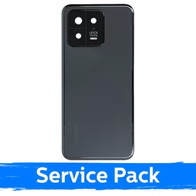 Galinis dangtelis suderinamas su Xiaomi 13 / Juodas / (Service Pack)