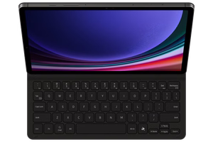 DX720UB Book Cover Keyboard Slim Samsung Galaxy Tab S9/S9 FE/S10 FE/S10 Lite, juodas
