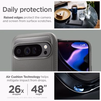 Spigen Rugged Armor dėklas telefonui Google Pixel 9 Pro XL - pilkas