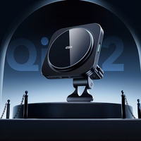 ESR Halolock magnetinis QI2 automobilinis laikiklis su MagSafe 15W indukciniu įkrovikliu ventiliacijos angai - juodas