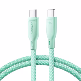 Joyroom Multi-Color Series S-A34 USB-C / USB-C PD 60W kabelis 1m - žalias