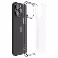 Spigen Ultra Hybrid dėklas telefonui iPhone 15 Pro Max - skaidrus matinis