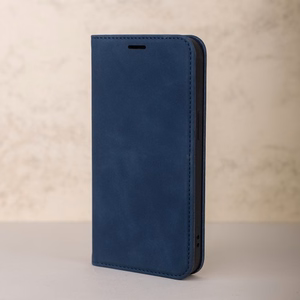 Smart Suede dėklas Samsung Galaxy A56 5G (A566), mėlynas