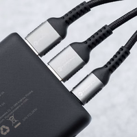 Išorinė baterija Forcell F-Energy Energo P10K2 QC3.0 PD 3A 22,5W 10000 mAh juoda