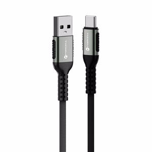 Kabelis (m) C256 USB A į Type C QC4.0 3A 66W Cafule 0,25 m juodas