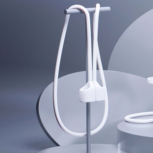 3mk silikoninis dėklas AirPods Pro 3 ausinėms – baltas