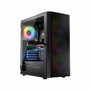Logic ARAMIS ARGB MINIDI USB 3.0 kompiuterio korpusas, juodas