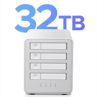 "Orico" 8848RC3 DAS serijos 4 skilčių 2,5" HDD/SSD diskų masyvas - baltos spalvos