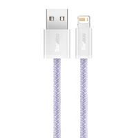 USB kabelis Lightning įrenginiams Baseus Dynamic 2 Series, 2.4A, 2m (violetinis)