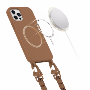 Tech-Protect MagNecklace Magnetinis dėklas telefonui iPhone 12 / 12 Pro - rudas