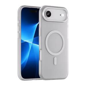 Magnetinis abrazyvinis dėklas telefonui iPhone 17 Air, suderinamas su MagSafe - matinė balta