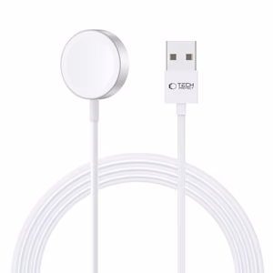 Tech-Protect UltraBoost Magnetic Inductive Charger with USB-A Connector for Apple Watch 1.2m - White