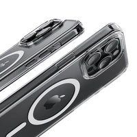 Rock Crystal serijos magnetinis dėklas Iphone 16 Pro Max permatomas