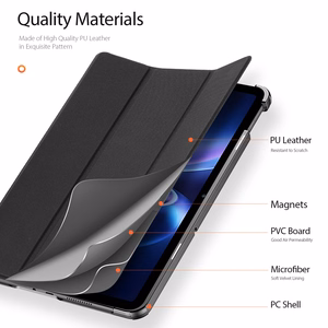Dėklas Dux Ducis Domo Xiaomi Redmi Pad 2 SE 9.7 juodas
