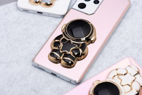 Lipnus telefono stovas ASTRONAUT - juodas