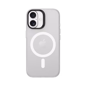 Benks magnetinis Lucid Armor dėklas iPhone 17 baltas (0067) (kamera valdymo mygtukas)