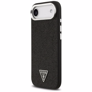 Guess Blizgus Trikampio Logotipas Magnetinis dėklas telefonui iPhone 17 Air - juodas