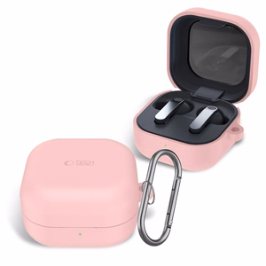 Tech-Protect Silikoninis Hook Dėklas for Samsung Galaxy Buds 4 / 4 Pro - rožinis