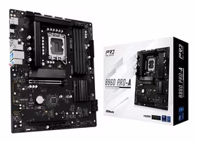 Asrock B860 Pro-A Intel B860 LGA 1851 (Socket V1) ATX