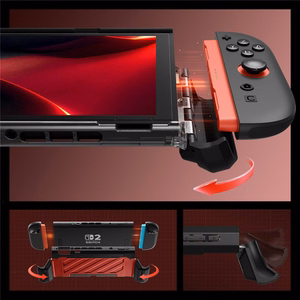 Supcase Unicorn Beetle Pro dėklas Nintendo Switch 2 - raudonas ir juodas