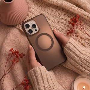 Tecto Shield Mistiq Mag dėklas, skirtas iPhone 13 / 14 6,1", rudas