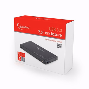 Gembird EE2-U3S-2 2.5" HDD dėžutė juoda