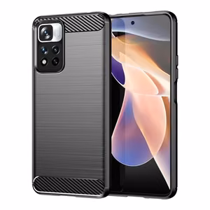 Anglies dėklas lankstus apvalkalas Xiaomi Redmi Note 11 Pro+ 5G (Kinija) / 11 Pro 5G (Kinija) / Mi11i HyperCharge / Poco X4 NFC juodas