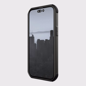 Raptic X-Doria Fort dėklas iPhone 14 Pro Max su Magnetine šarvuota juoda danga