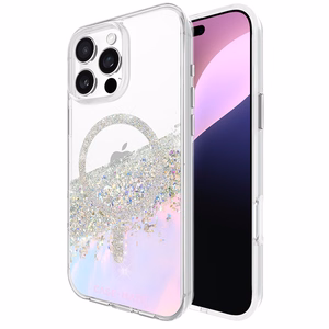 Case-Mate Karat MagSafe dėklas, skirtas iPhone 16 Pro Max, holografinis „Soap Bubble“