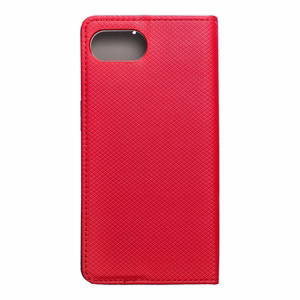 SMART CASE knygos tipo dėklas telefonui IPHONE 16e raudonas