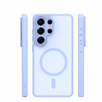 Mag Matt dėklas Samsung Galaxy S25 Ultra šviesiai mėlynas