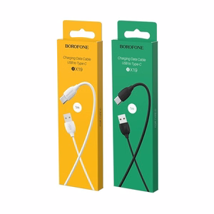 USB kabelis Borofone BX19 USB-A to USB-C 1.0m baltas