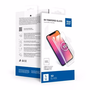 Grūdintas stiklas Xiaomi Redmi Note 15 4G / Note 15 5G Blue Star 5D juodas