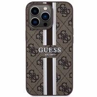 Guess GUHMP13XP4RPSW iPhone 13 Pro Max 6.7" rudas/rudas kietas dėklas 4G Printed Stripes MagSafe