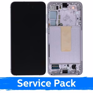 LCD ekranas suderinamas su Samsung S916 S23 Plus su rėmeliu / Levanda / (Service Pack)